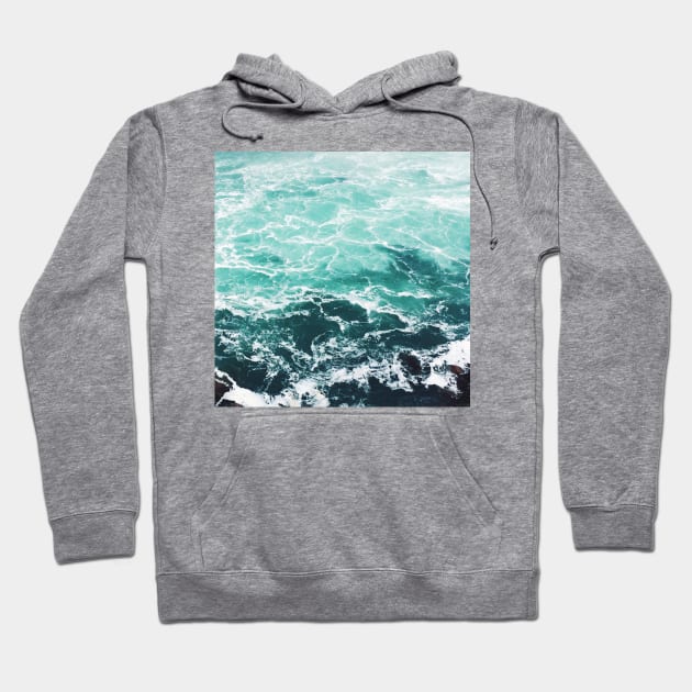 Blue Shades of the Ocean Hoodie by AlexandraStr